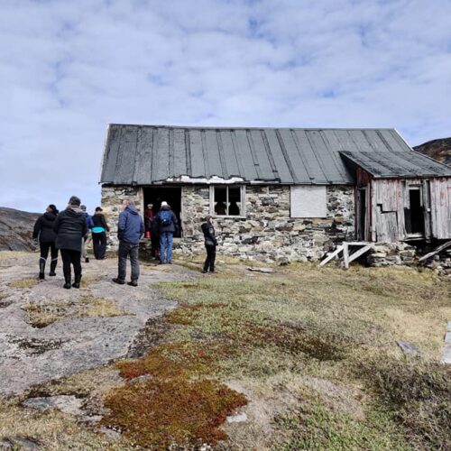 Exploring abandoned Kangeq - Immanuel photo archive