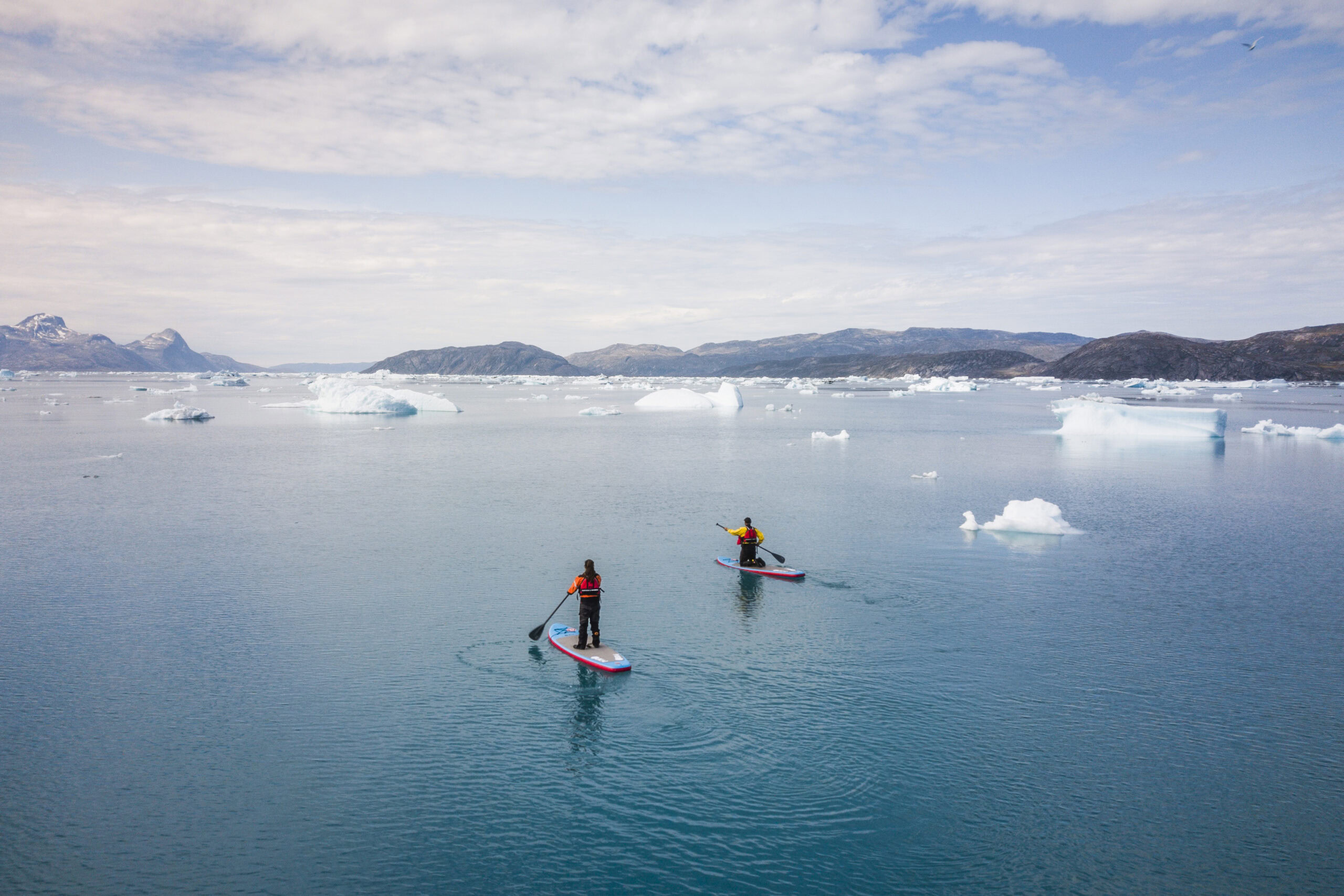 SUP with Nuuk Adventure. Photo - Aningaaq R. Carlsen, Visit Greenland