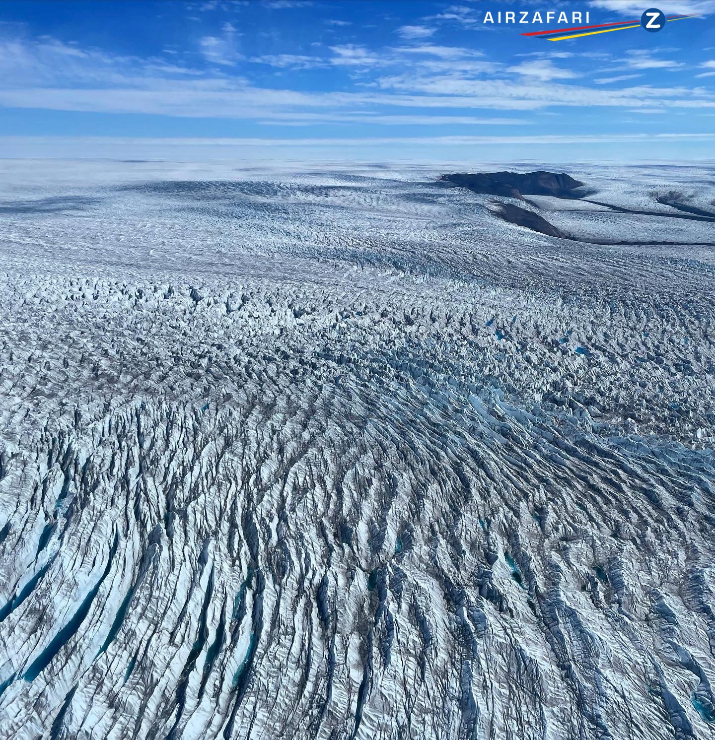 Endless glacier - AirZafari photo archives