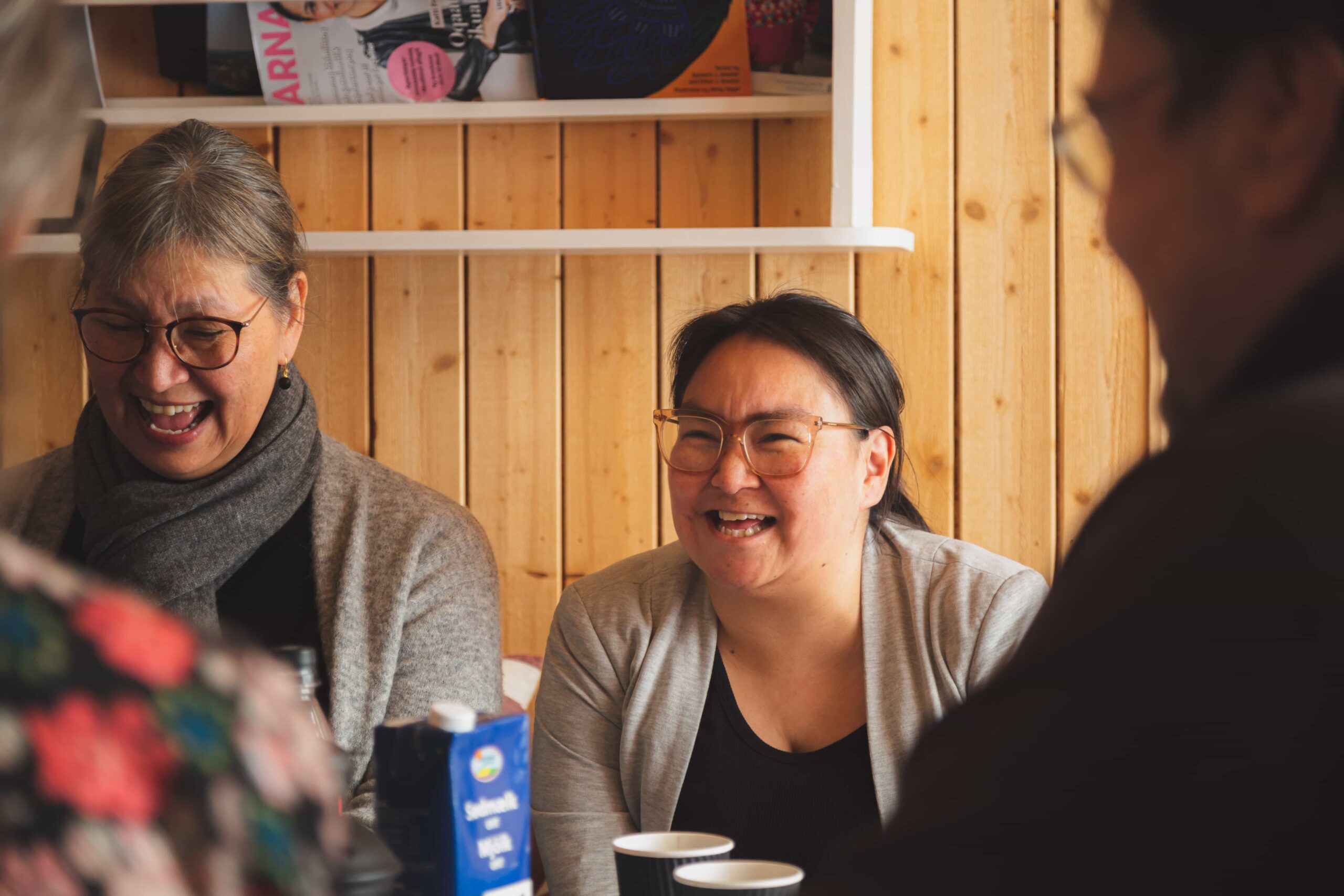 Greenlandic-woman-laughing-at-inuk-hostels