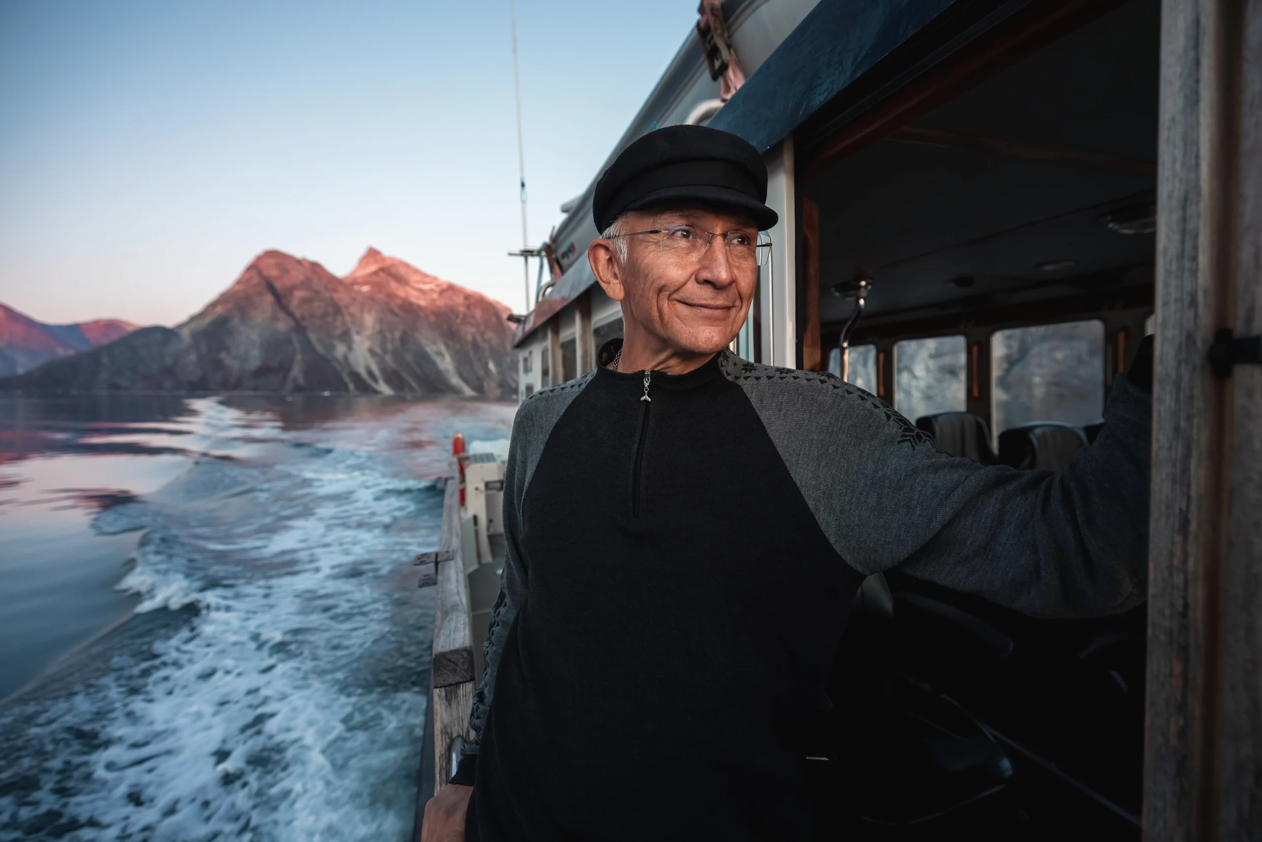 The captain of Arctic Boat Charter, Erik Palo.