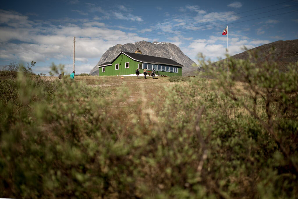 The restaurant at Qooqqut Nuan in the fjord near Nuuk in Greenland. Photo by Mads Pihl - Visit Greenland